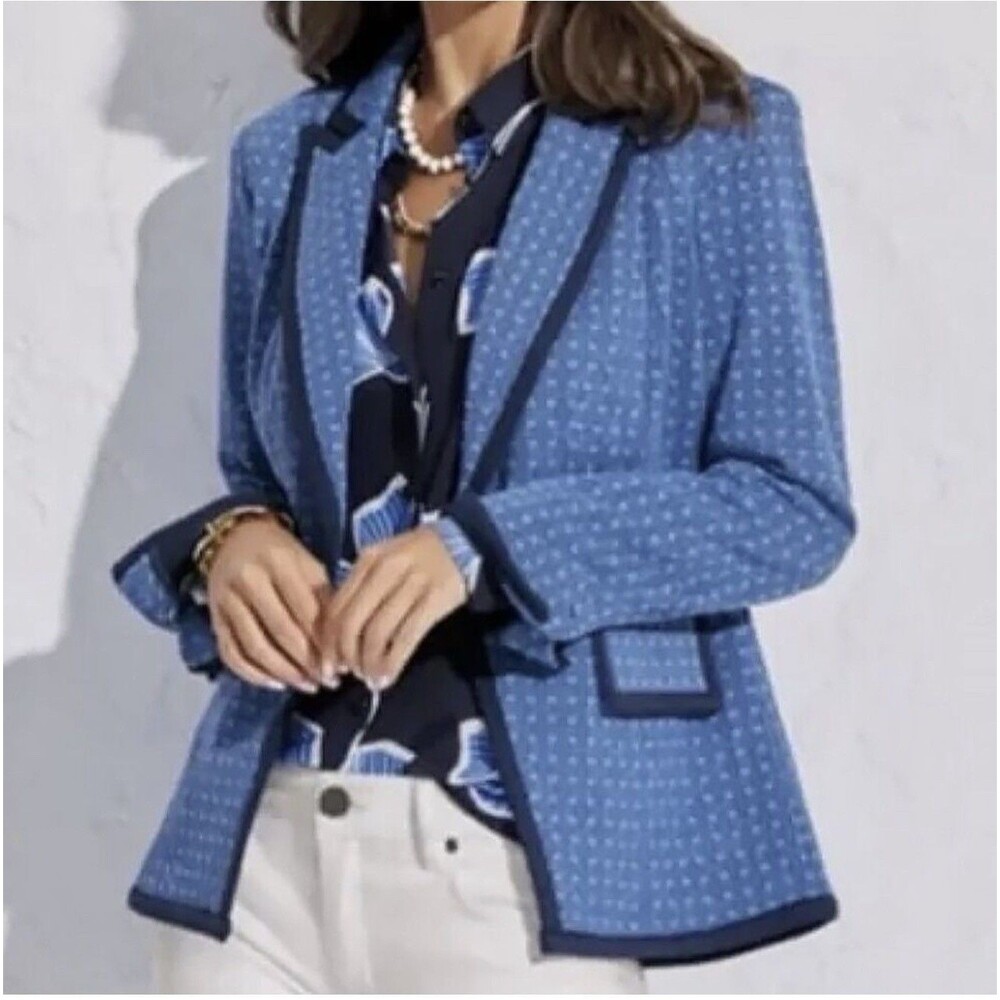 Cabi Scholarship Blazer M‎ Old Money Academia Office Career Preppy Business